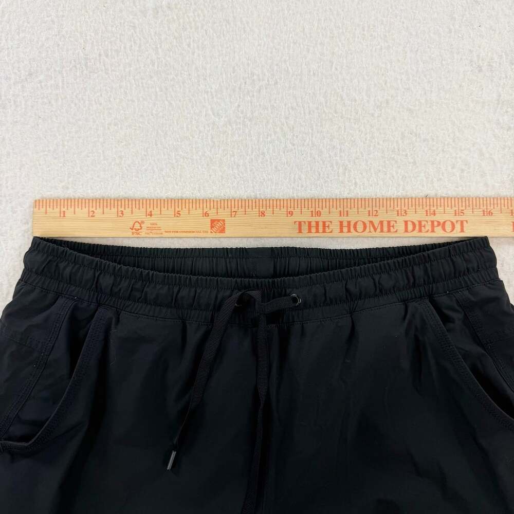 Eddie Bauer Pants Women's Black Jogger Fleece Lined Cargo Utility Outdoor Sz 10 - Picture 3 of 6